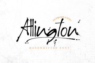 Allington: A Script Font That Feels Like a Thoughtful Pause