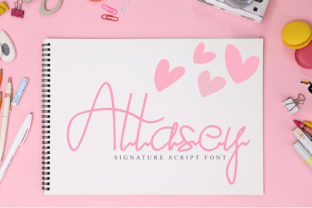 Attasey Signature: A Feminine Script Font That Makes Campaign Text Instantly Legible