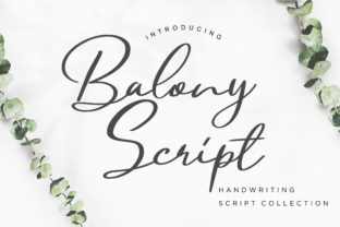 Balony: A Sweet, Readable Script Font for Digital Branding