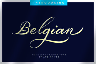 Belgian Signature: A Handwritten Font That Feels Like a Quiet Conversation