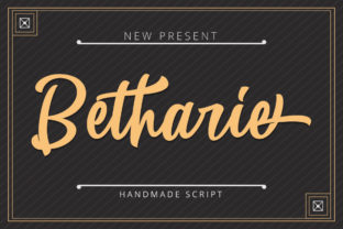 Betharie: A Friendly, Bold Script Font for Real Branding Work