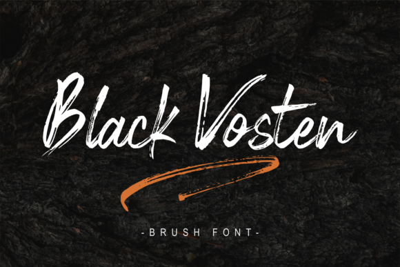 Black Vosten: A Bold Handwritten Font for Real Branding Work