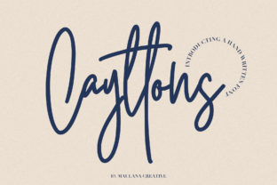 Cayttons: A Hand-Crafted Script Font That Builds Brand Warmth