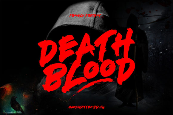 Deathblood Font: Bold Horror Typography for Standout Branding