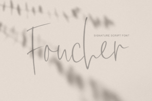 Foucher: A Modern Script Font for Editorial Charm