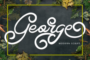 George: A Playful Calligraphy Font for Digital Branding