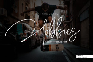 Hobbies: A Handcrafted Script Font for Digital Branding