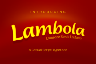 Lambola: A Playful Handwritten Font for Editorial Charm