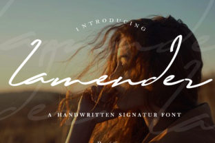 Lamender: A Modern Handwritten Font for Makers