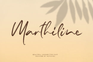 Marthiline: A Sweet Handwritten Font for Real Brand Moments