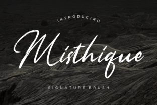 Misthique: A Light Script Font That Makes Your Brand Feel Thoughtful