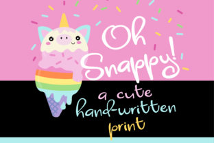 Oh Snappy: A Playful Script Font That Works in Real Campaigns