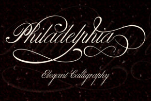 Philadelphia: A Refined Calligraphy Font for Brand Moments