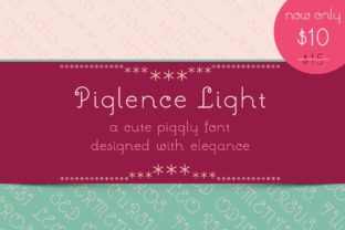 Piglence Light: A Vintage-Inspired Font That Elevates Small Business Branding