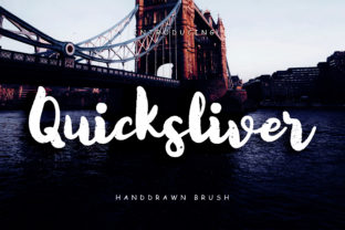 Quicksliver: A Hand-Drawn Script Font That Feels Like Your Best Crafting Idea