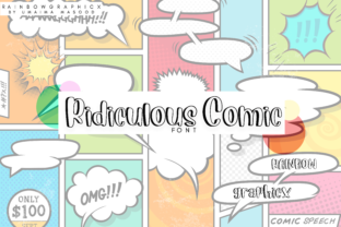 Ridiculous Comic: A Playful Display Font for Editorial Charm