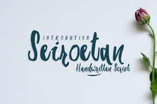 Seiroetan: A Raw, Authentic Script Font for Digital Branding