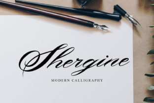Shergine: A Modern Script Font for Editorial Warmth