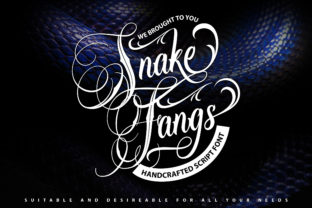 SnakeFangs: A Standout Script Font for Small Business Branding