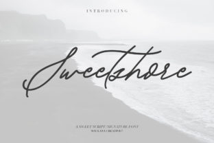 Sweetshore Script Font for Handmade Creators