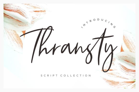 Thransty: A Sweet, Cool Handwritten Font for Real Brand Warmth