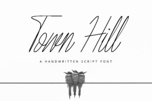 Town Hill Script Font for Handmade Creators