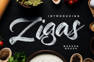 Zigas: A Brush-Style Handwritten Font That Feels Human Online